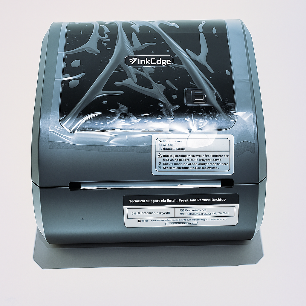 InkEdge Thermal Label Desktop Printer – Bluetooth Mobile Printing for Royal Mail, DPD, Evri, UPS Shipping Labels