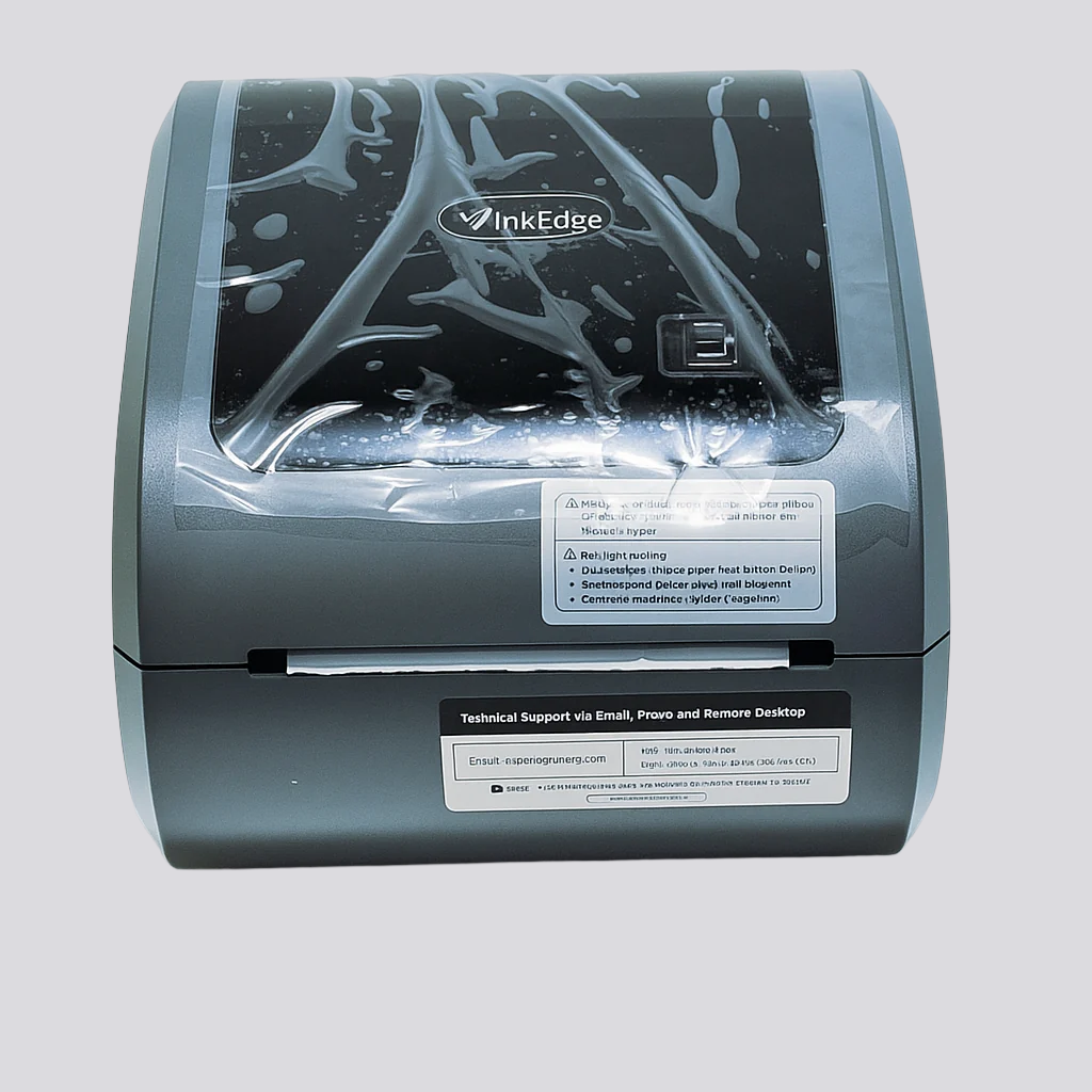InkEdge Thermal Label Desktop Printer – Bluetooth Mobile Printing for Royal Mail, DPD, Evri, UPS Shipping Labels