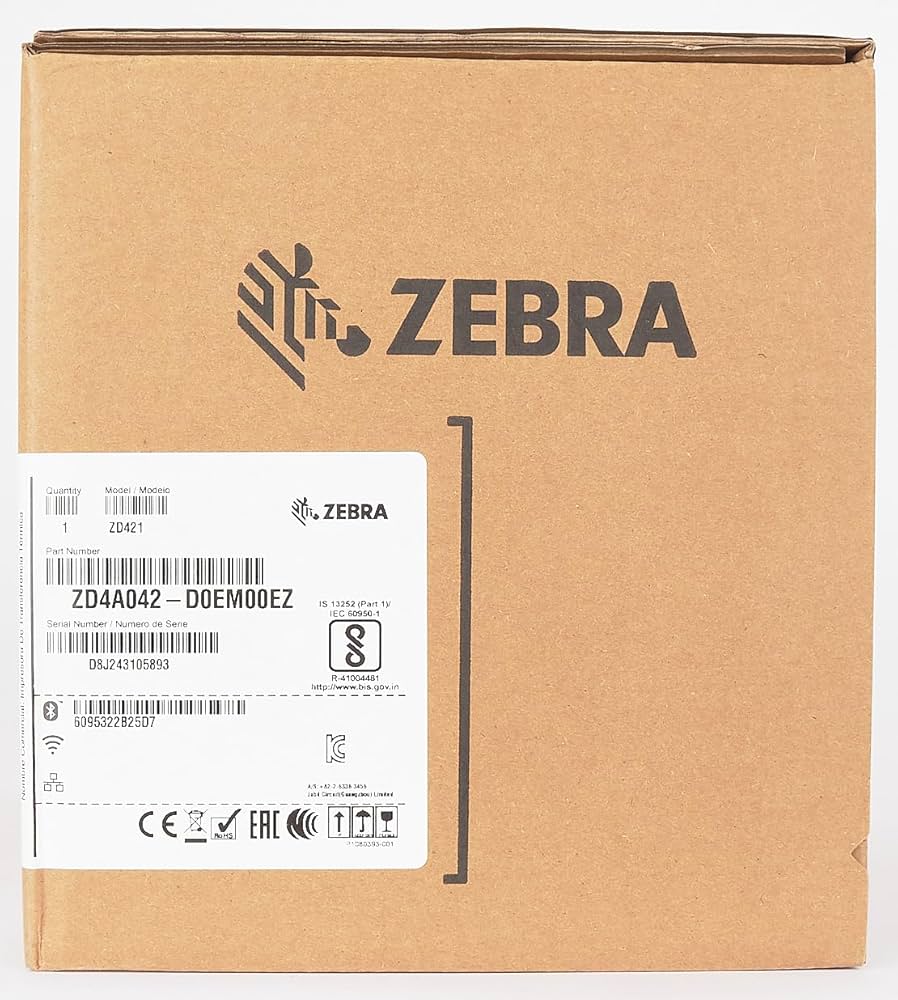 Zebra ZD421 Thermodirekt-Desktop-Etikettendrucker